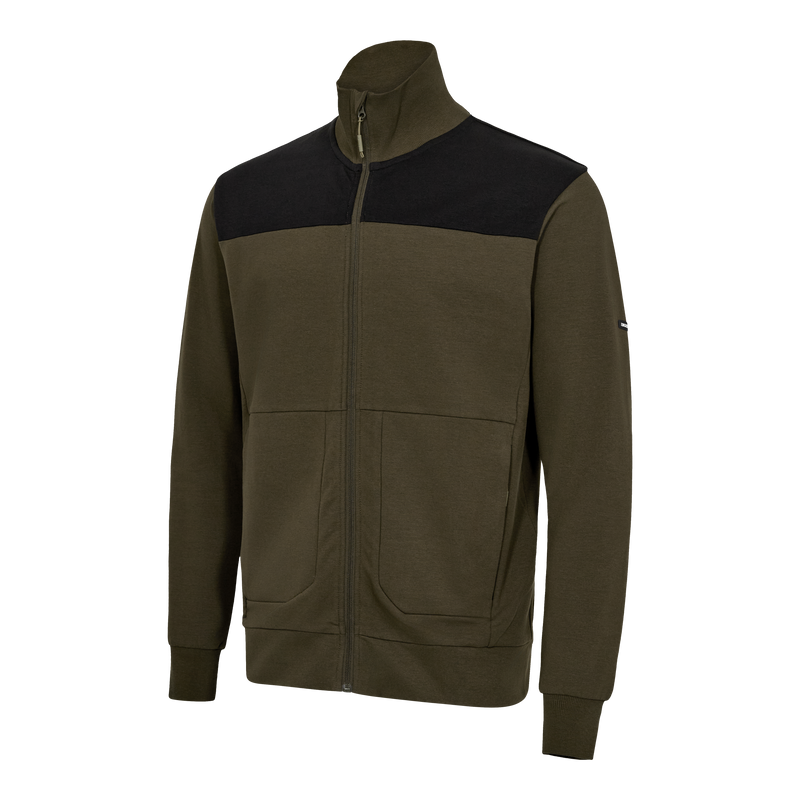 Laden Sie das Bild in Galerie -Viewer, Entire Sweatcardigan mit Kragen 8328-247