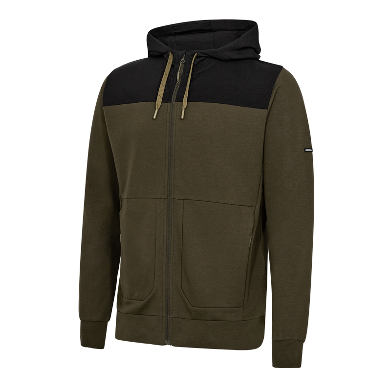 Laden Sie das Bild in Galerie -Viewer, Entire sweatcardigan mit kapuze 8329-247