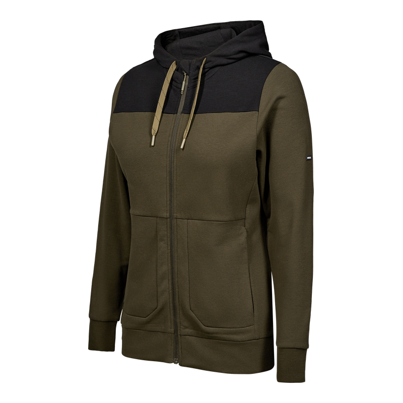 Laden Sie das Bild in Galerie -Viewer, Entire Damen Sweatcardigan mit Kapuze 8334-247