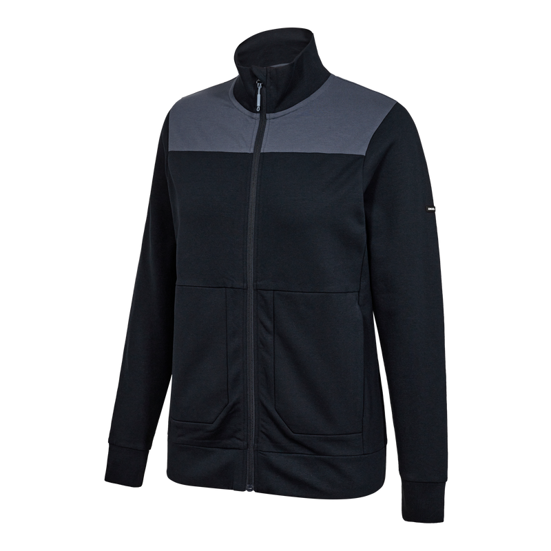 Laden Sie das Bild in Galerie -Viewer, Entire Damen Sweatcardigan mit Kragen 8335-247