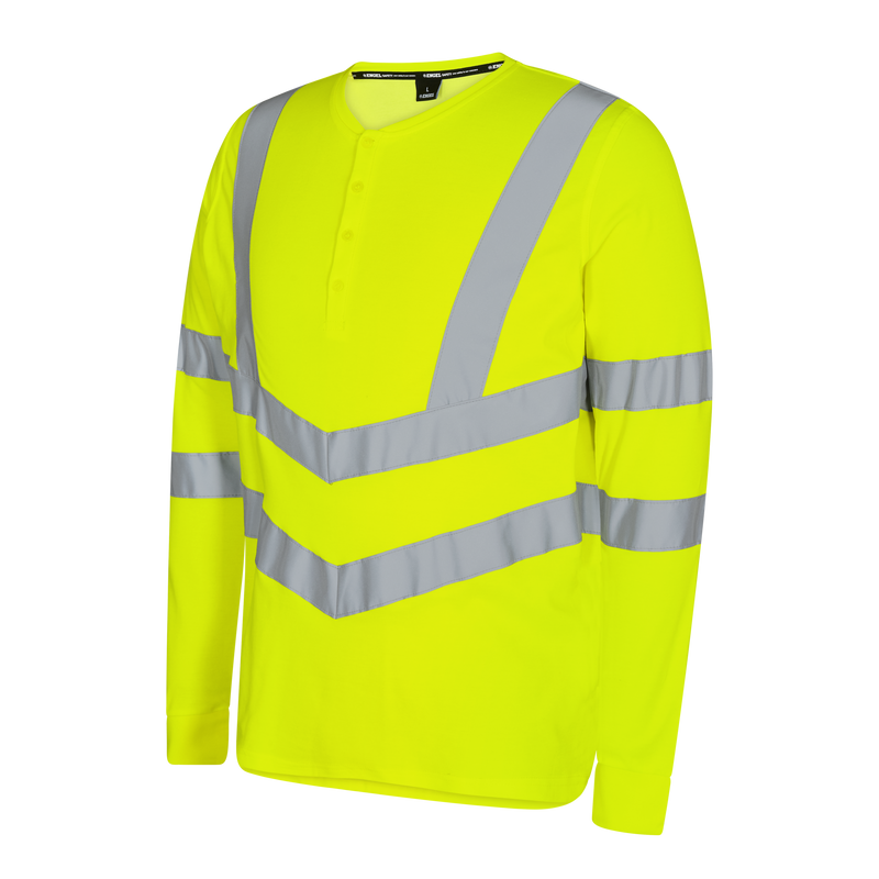 Laden Sie das Bild in Galerie -Viewer, Safety Grandad langarm-Shirt 9548-182