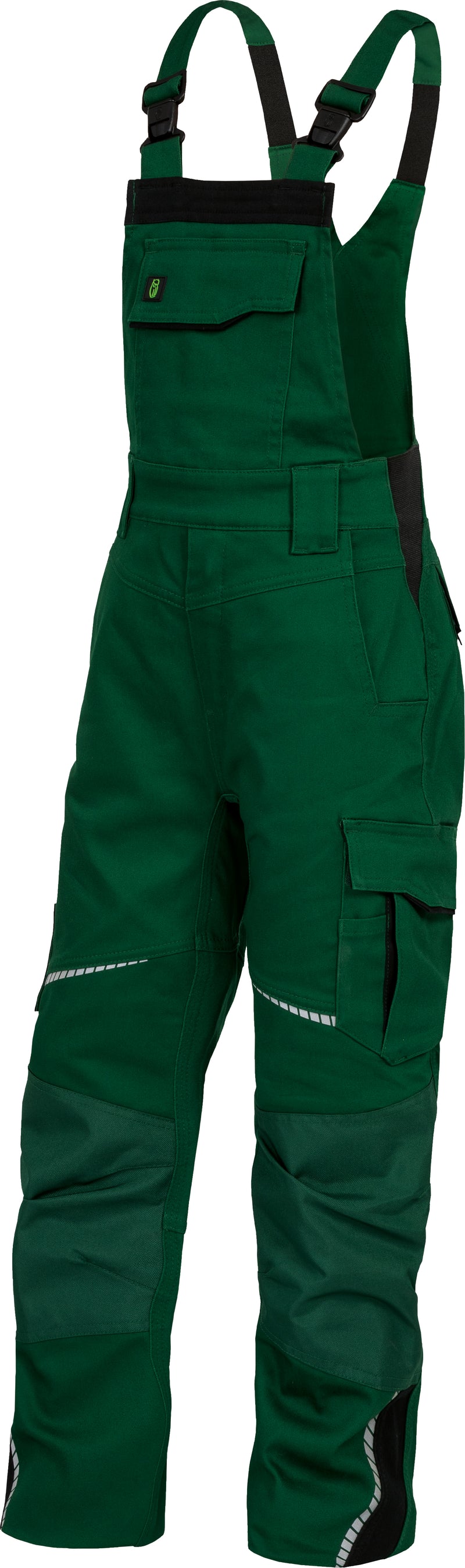 Laden Sie das Bild in Galerie -Viewer, Flexline Kinder Latzhose grün/schwarz