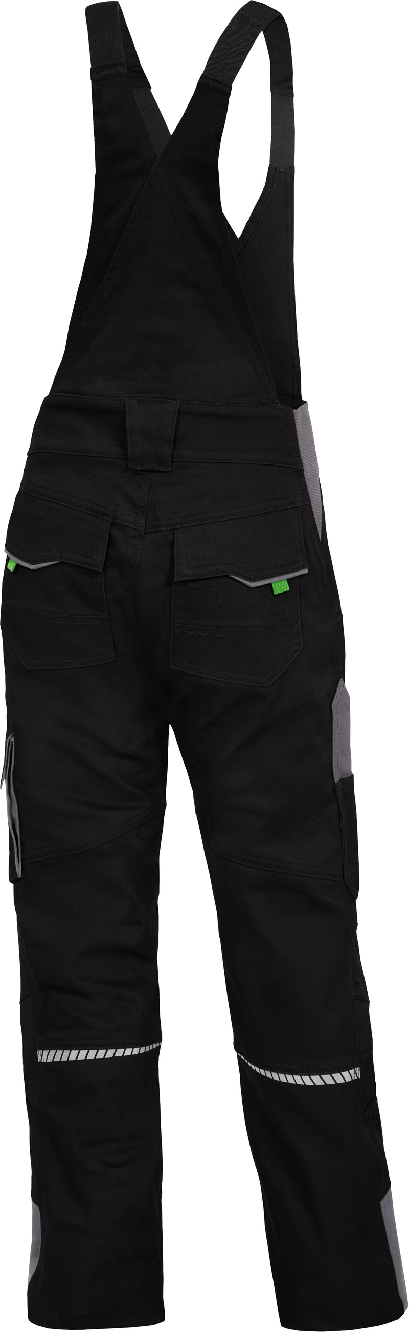 Laden Sie das Bild in Galerie -Viewer, Flexline Kinder Latzhose schwarz/grau