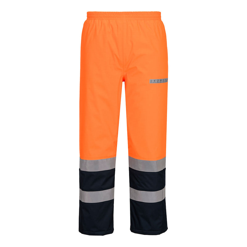 Laden Sie das Bild in Galerie -Viewer, Bizflame Rain+ Hi-Vis Multi-Norm Kontrast FR Winterhose FR434