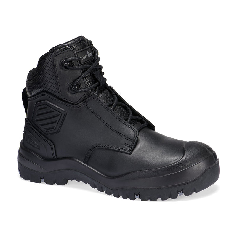 Laden Sie das Bild in Galerie -Viewer, Stahl Leder Stiefelette S3 SC HRO HI CI LG SR FT30