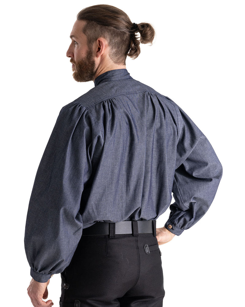 Laden Sie das Bild in Galerie -Viewer, Oyster Joris Herren Hirtenhemd - Jeansoptik