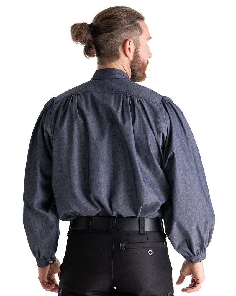 Laden Sie das Bild in Galerie -Viewer, Oyster Joris Herren Hirtenhemd - Jeansoptik