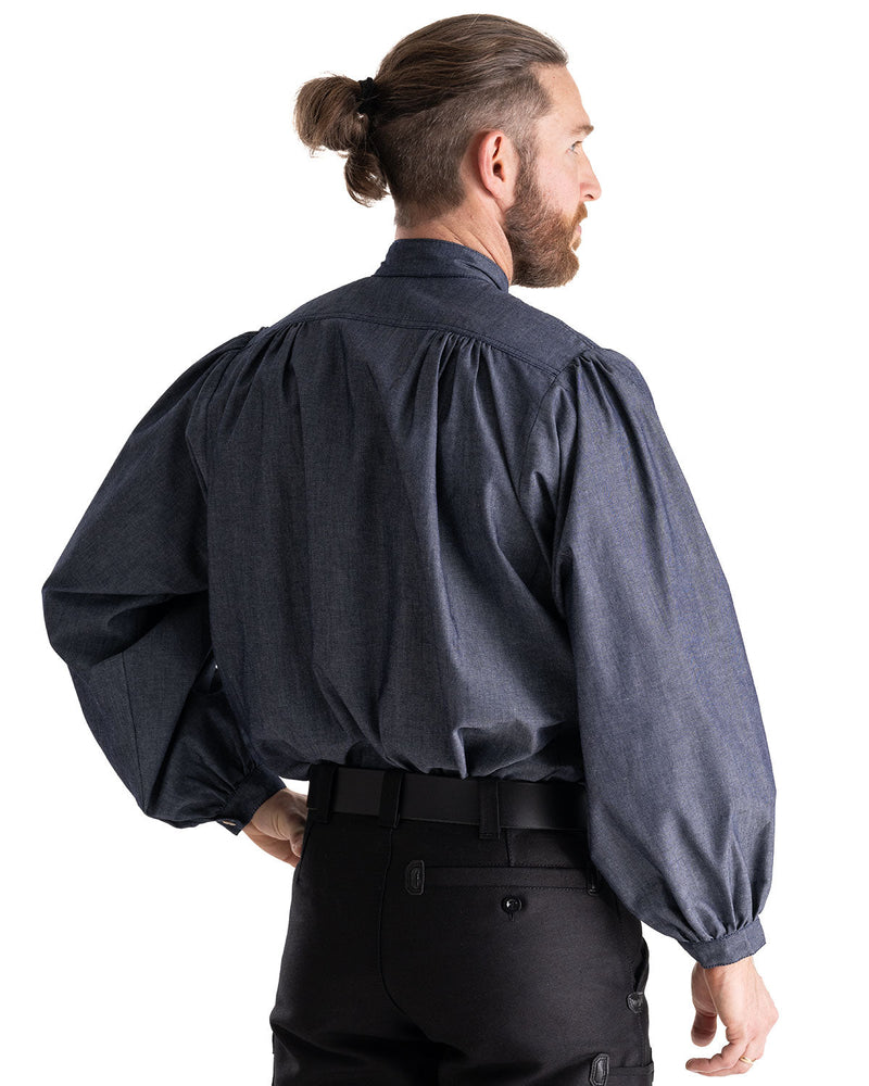 Laden Sie das Bild in Galerie -Viewer, Oyster Joris Herren Hirtenhemd - Jeansoptik