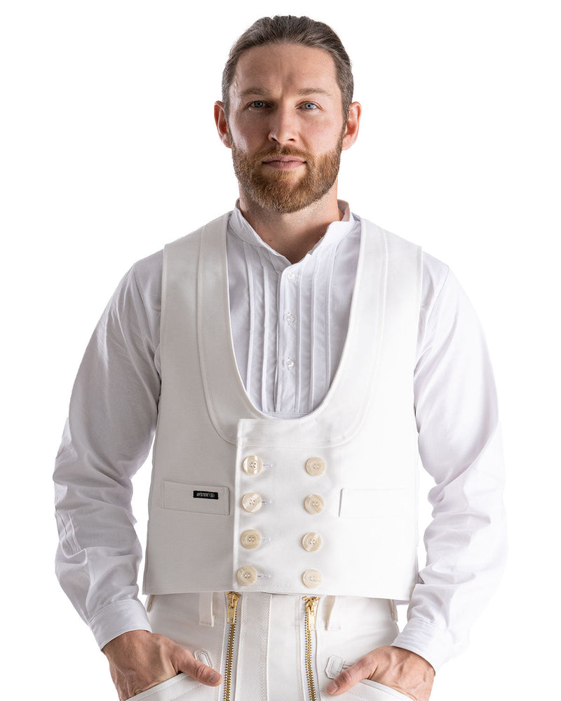 Laden Sie das Bild in Galerie -Viewer, Oyster Fabian Herren Zunftweste kurzer Rücken