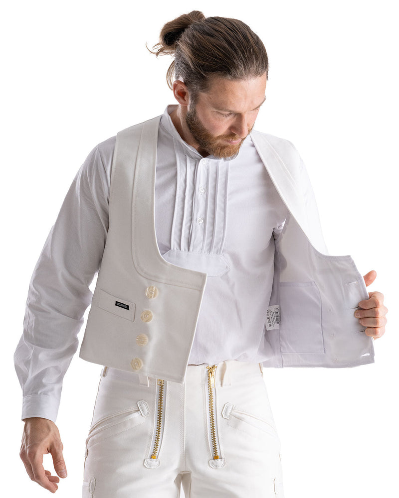 Laden Sie das Bild in Galerie -Viewer, Oyster Fabian Herren Zunftweste kurzer Rücken