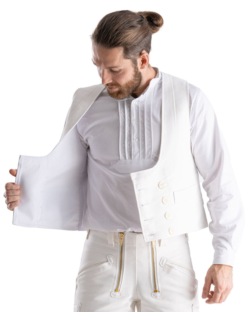 Laden Sie das Bild in Galerie -Viewer, Oyster Fabian Herren Zunftweste kurzer Rücken