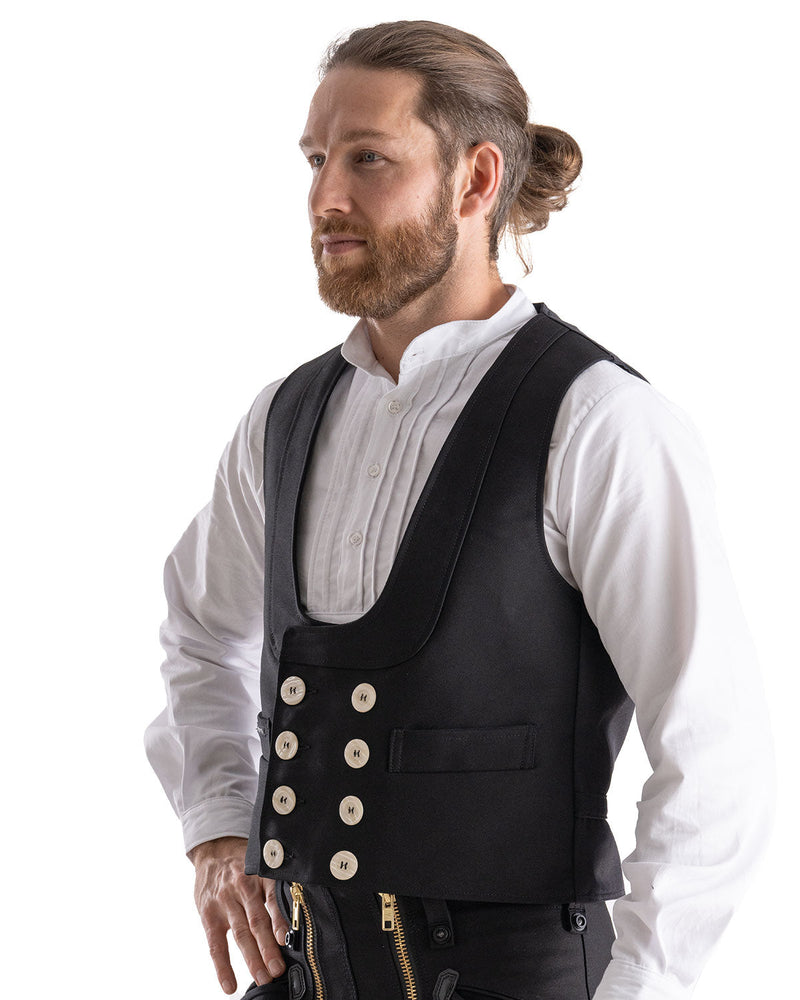 Laden Sie das Bild in Galerie -Viewer, Oyster Fabian Herren Zunftweste kurzer Rücken