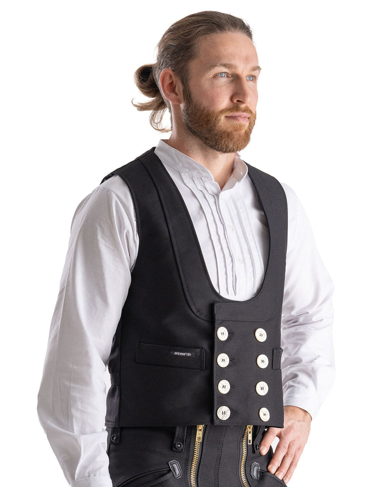 Laden Sie das Bild in Galerie -Viewer, Oyster Fabian Herren Zunftweste kurzer Rücken