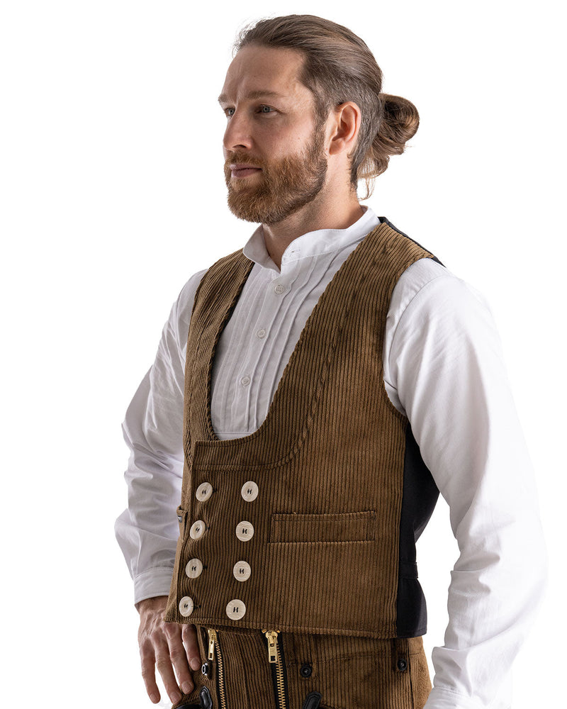 Laden Sie das Bild in Galerie -Viewer, Oyster Manchester Herren Zunftweste kurzer Rücken