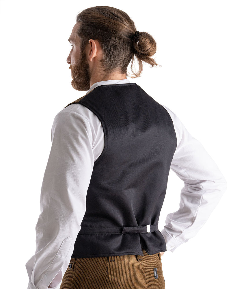 Laden Sie das Bild in Galerie -Viewer, Oyster Manchester Herren Zunftweste kurzer Rücken