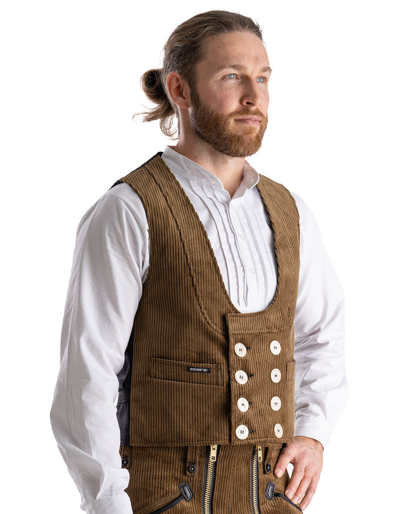 Laden Sie das Bild in Galerie -Viewer, Oyster Manchester Herren Zunftweste kurzer Rücken