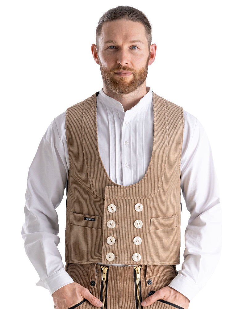 Laden Sie das Bild in Galerie -Viewer, Oyster Manchester Herren Zunftweste kurzer Rücken