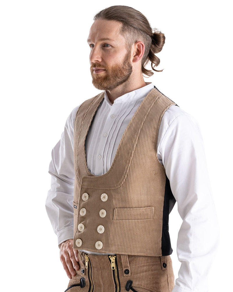 Laden Sie das Bild in Galerie -Viewer, Oyster Manchester Herren Zunftweste kurzer Rücken