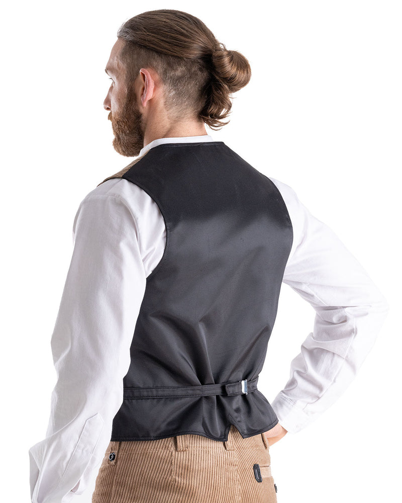 Laden Sie das Bild in Galerie -Viewer, Oyster Manchester Herren Zunftweste kurzer Rücken