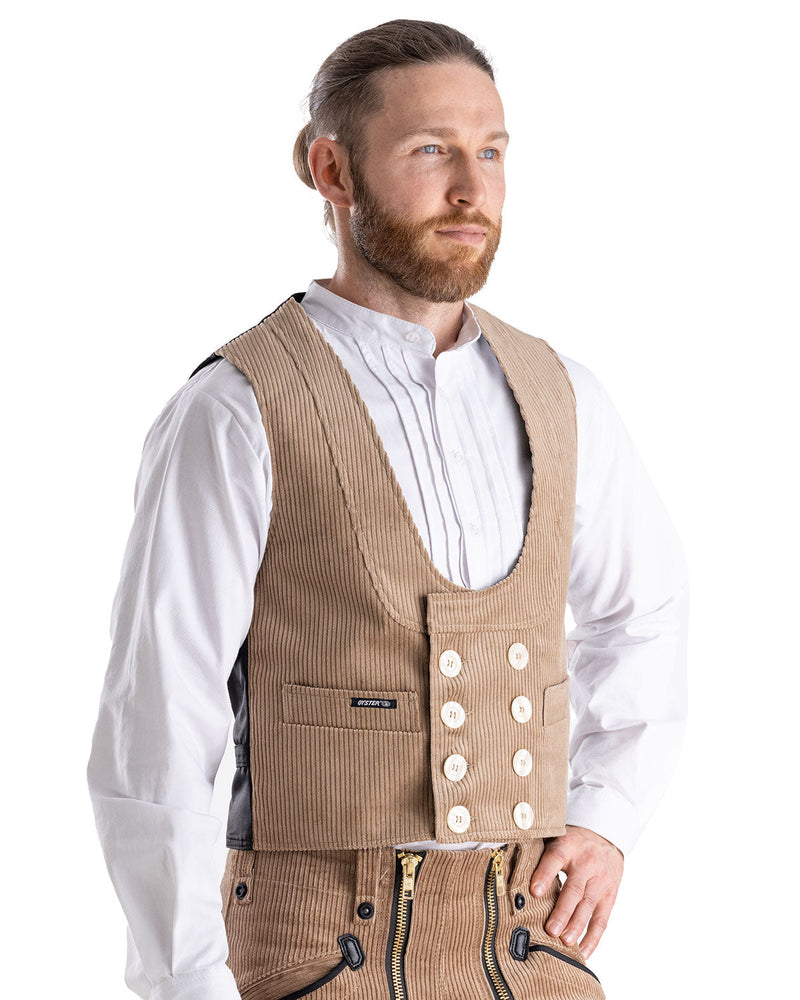 Laden Sie das Bild in Galerie -Viewer, Oyster Manchester Herren Zunftweste kurzer Rücken