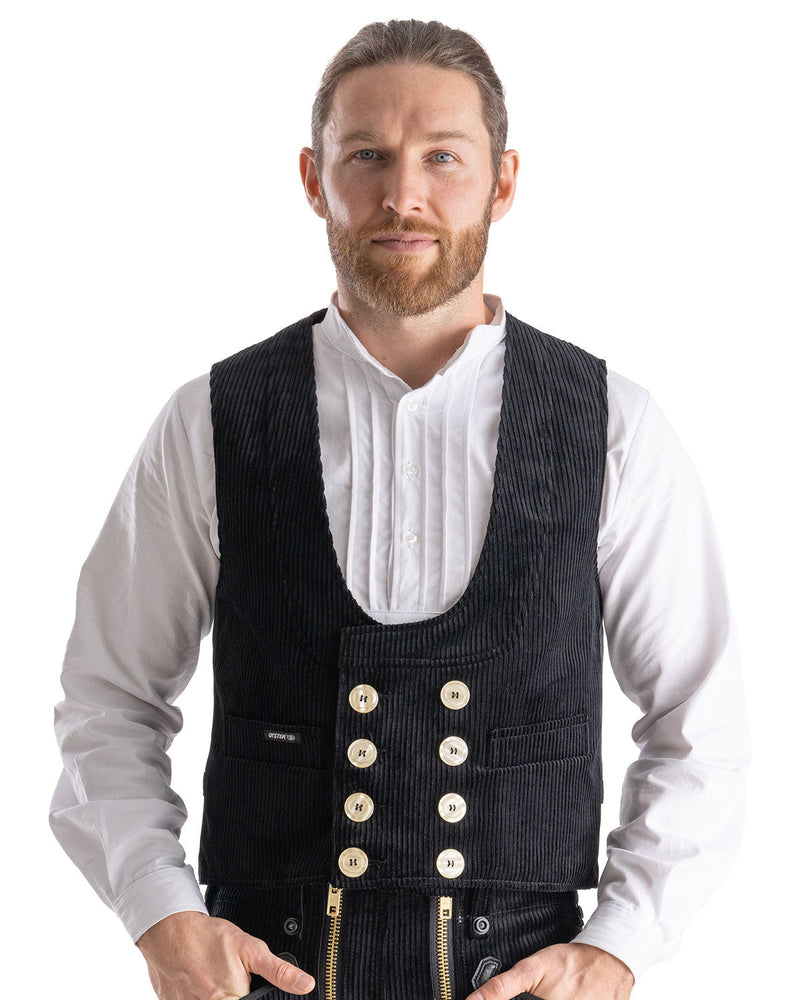 Laden Sie das Bild in Galerie -Viewer, Oyster Manchester Herren Zunftweste kurzer Rücken