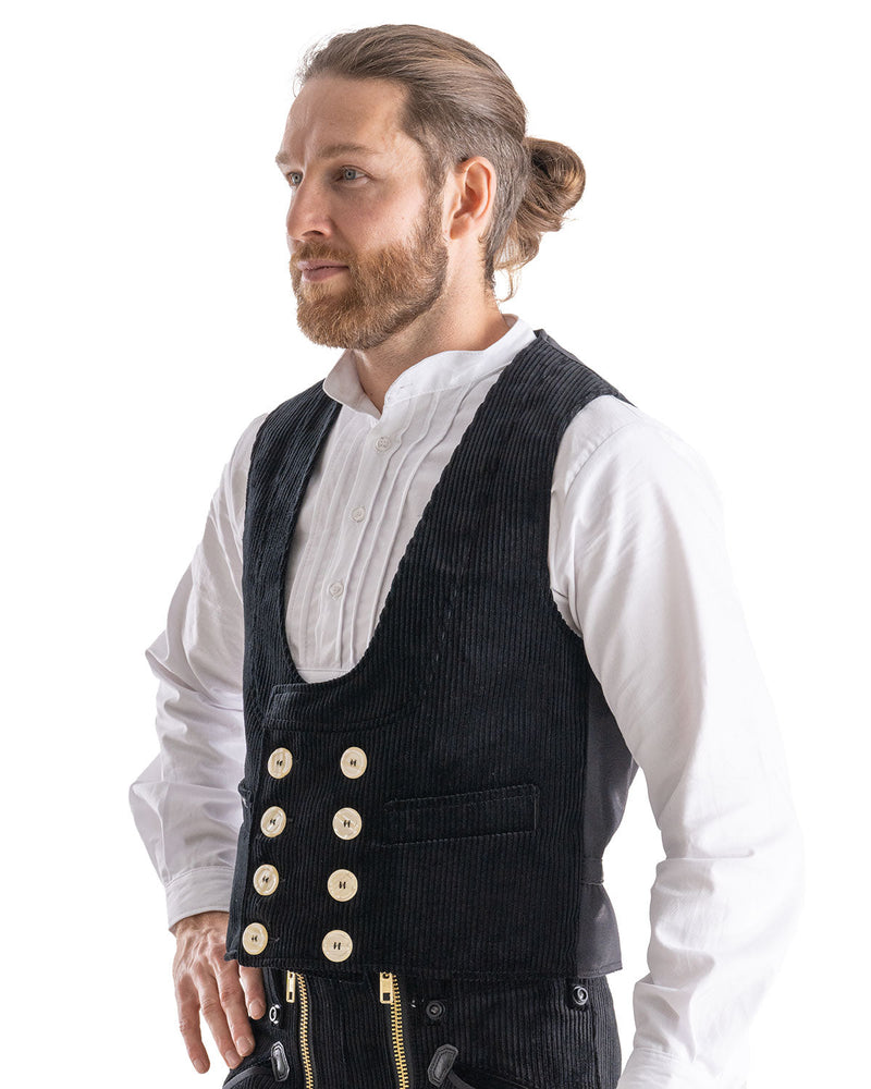 Laden Sie das Bild in Galerie -Viewer, Oyster Manchester Herren Zunftweste kurzer Rücken