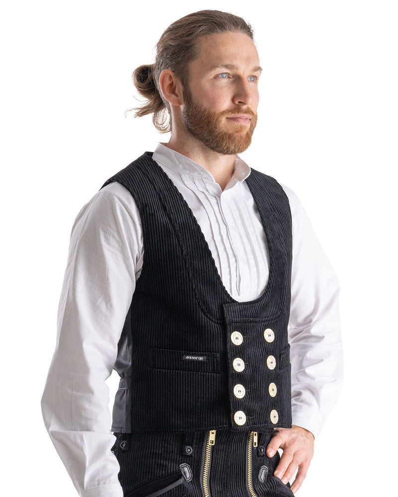 Laden Sie das Bild in Galerie -Viewer, Oyster Manchester Herren Zunftweste kurzer Rücken