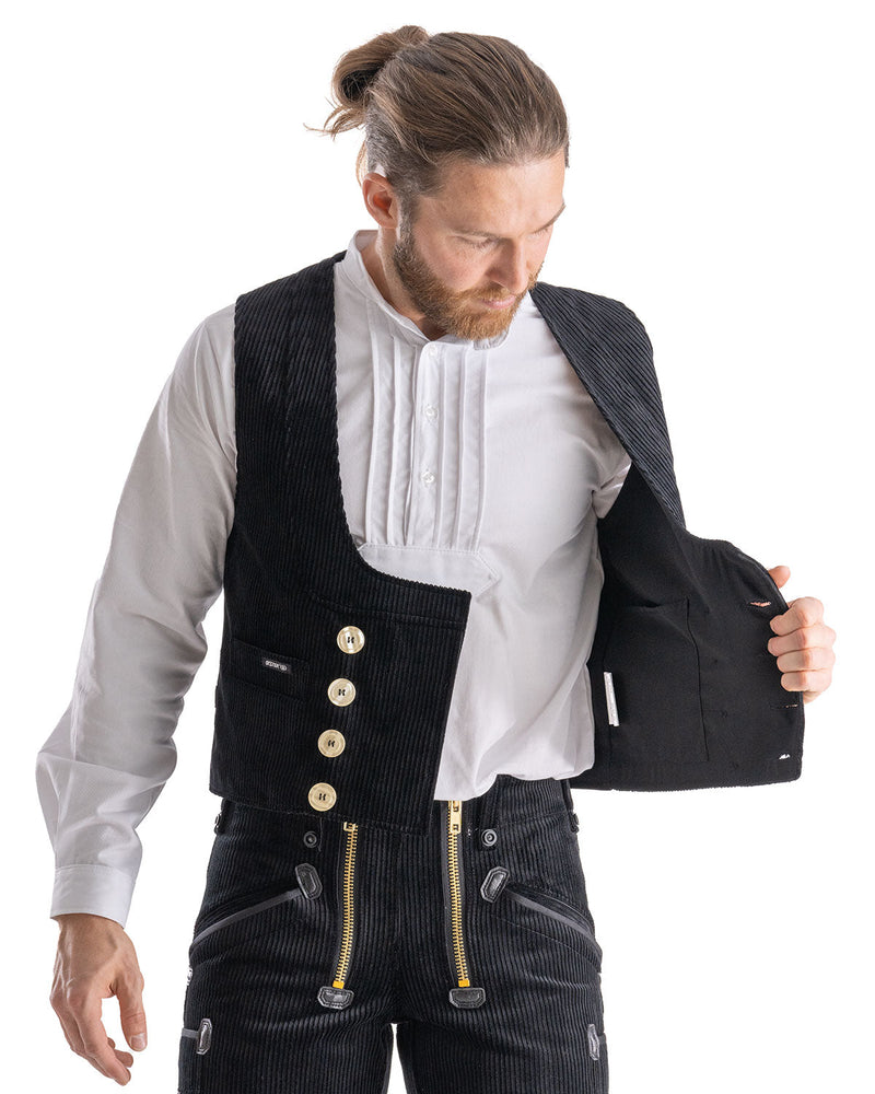 Laden Sie das Bild in Galerie -Viewer, Oyster Manchester Herren Zunftweste kurzer Rücken