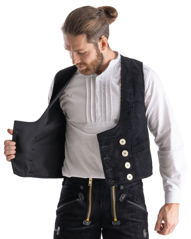 Laden Sie das Bild in Galerie -Viewer, Oyster Manchester Herren Zunftweste kurzer Rücken