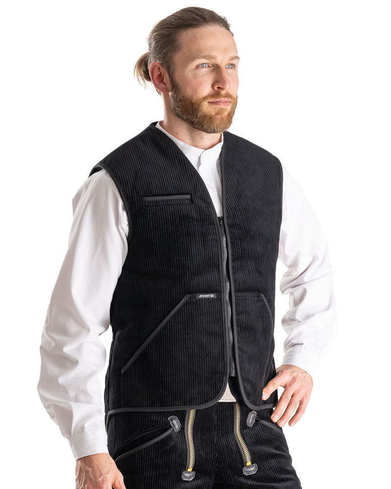 Laden Sie das Bild in Galerie -Viewer, Oyster Munich Herren Winterweste - Webpelz