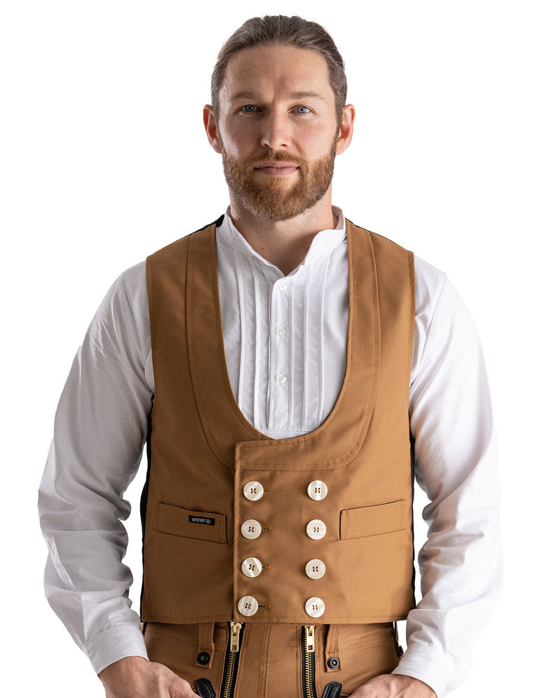 Laden Sie das Bild in Galerie -Viewer, Oyster Longlife Herren Zunftweste kurzer Rücken