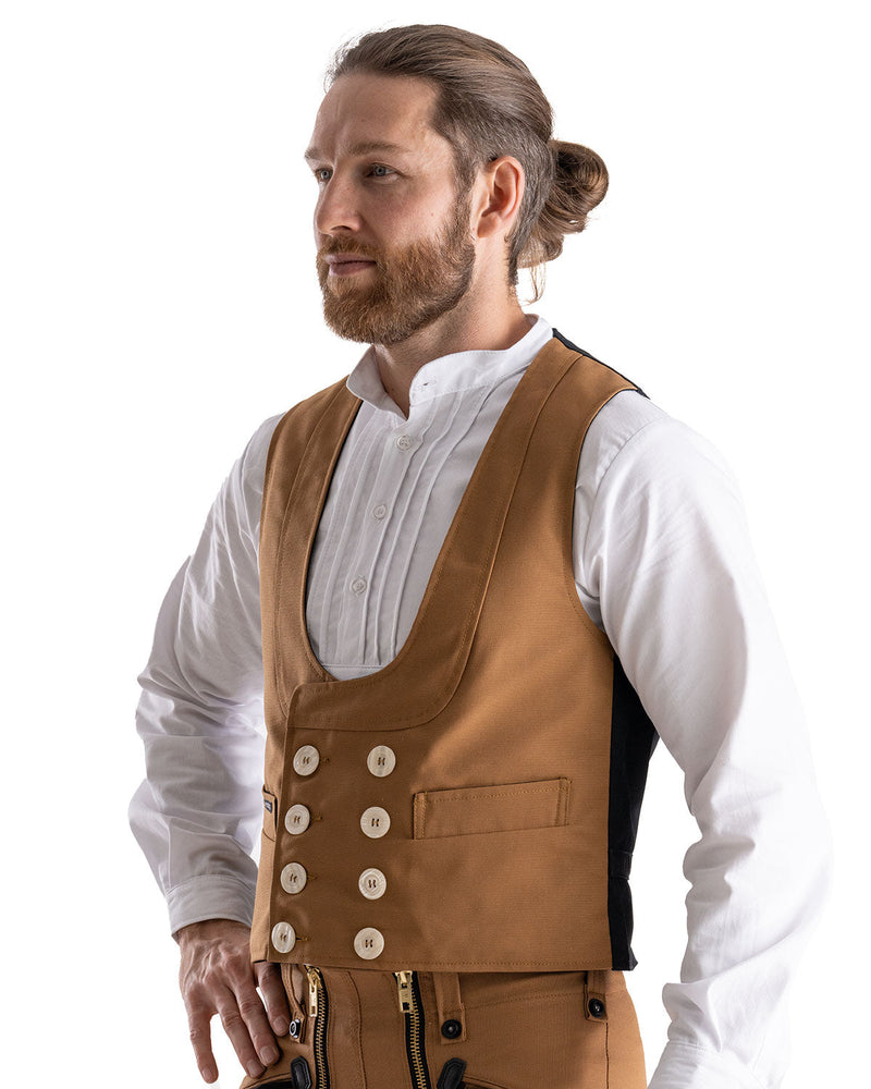 Laden Sie das Bild in Galerie -Viewer, Oyster Longlife Herren Zunftweste kurzer Rücken