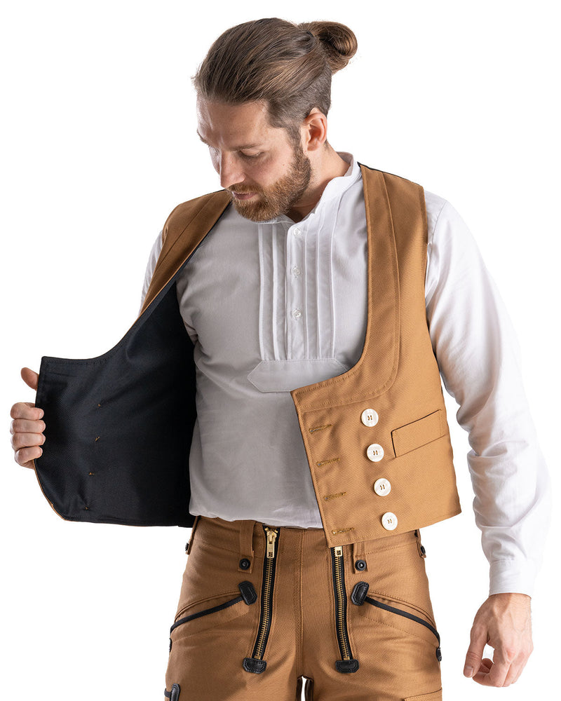 Laden Sie das Bild in Galerie -Viewer, Oyster Longlife Herren Zunftweste kurzer Rücken