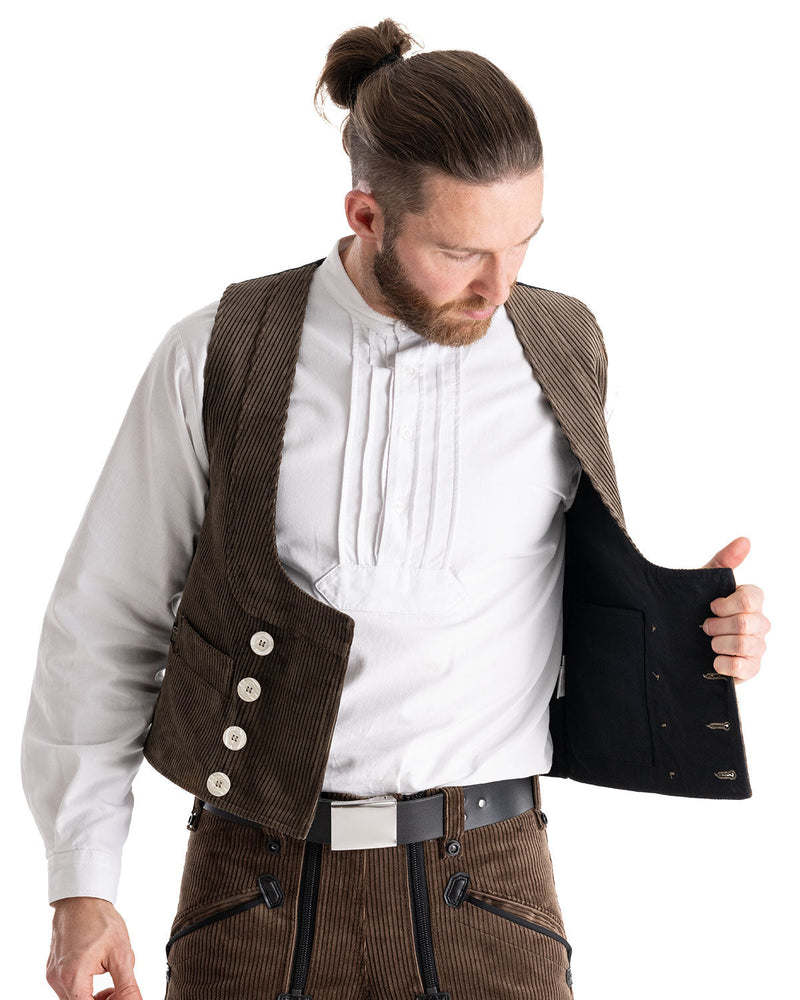 Laden Sie das Bild in Galerie -Viewer, Orgnatur Laris Herren Zunftweste kurzer Rücken