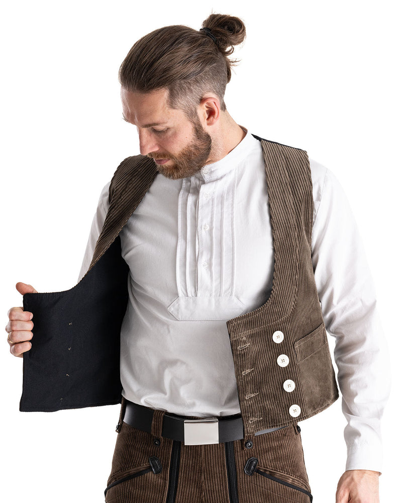 Laden Sie das Bild in Galerie -Viewer, Orgnatur Laris Herren Zunftweste kurzer Rücken