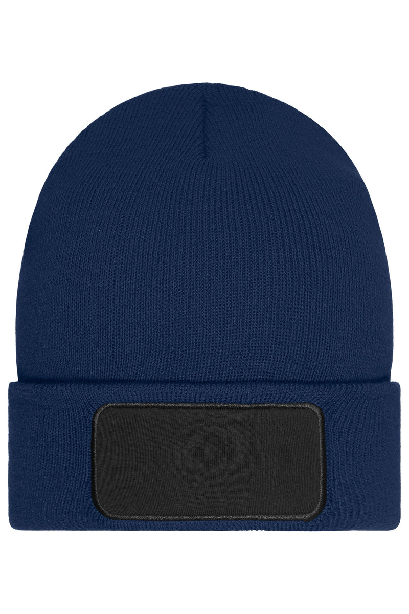 Laden Sie das Bild in Galerie -Viewer, Beanie with Patch (10cm x 5 cm) - Thinsulate