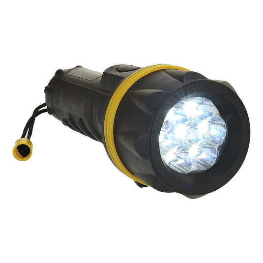 7-fach LED Gummi-beschichtete Taschenlampe - PA60