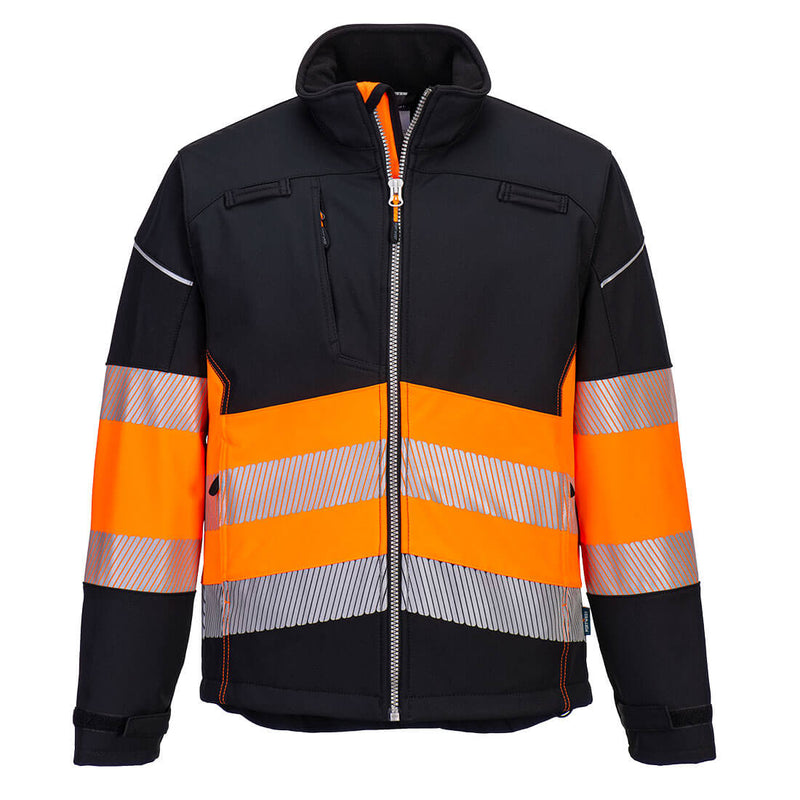 Laden Sie das Bild in Galerie -Viewer, PW3 Warnschutz Softshelljacke Klasse 1 (3L) - PW375