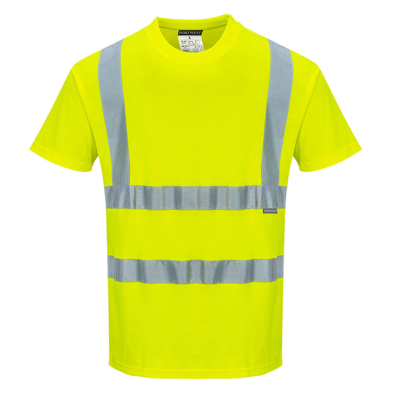 Laden Sie das Bild in Galerie -Viewer, Warnschutz Cotton Comfort-T-Shirt kurzarm - S170