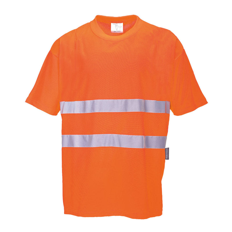 Laden Sie das Bild in Galerie -Viewer, Warnschutz Cotton Comfort-T-Shirt kurzarm - S172