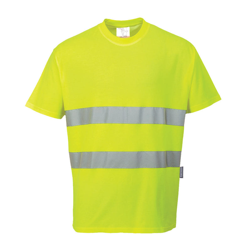 Laden Sie das Bild in Galerie -Viewer, Warnschutz Cotton Comfort-T-Shirt kurzarm - S172