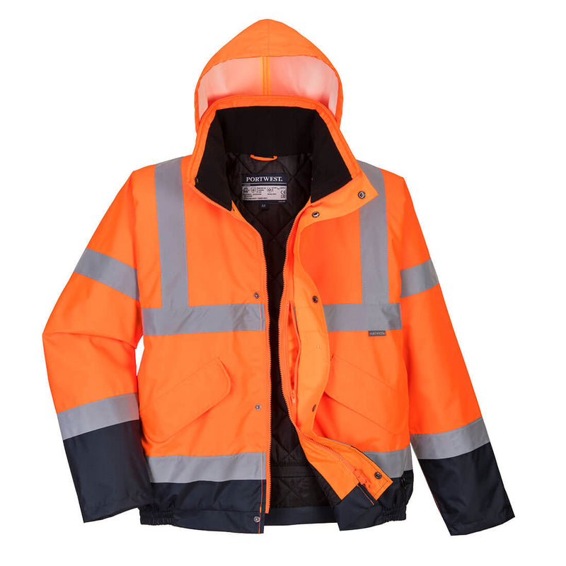 Laden Sie das Bild in Galerie -Viewer, Warnschutz Kontrast Winter Pilotjacke - S266