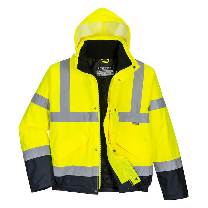 Laden Sie das Bild in Galerie -Viewer, Warnschutz Kontrast Winter Pilotjacke - S266