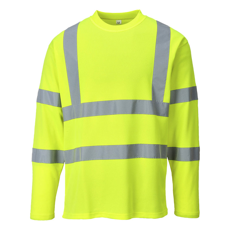 Laden Sie das Bild in Galerie -Viewer, Warnschutz Cotton Comfort T-Shirt langarm - S278