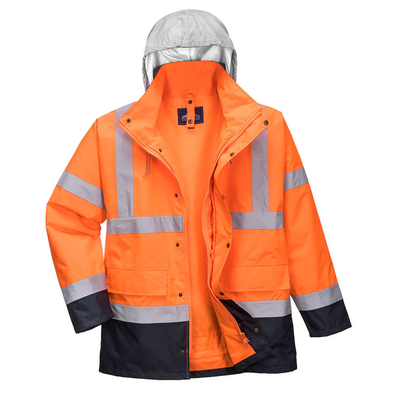 Laden Sie das Bild in Galerie -Viewer, Warnschutz 4-in-1 Kontrast Verkehrsjacke - S471