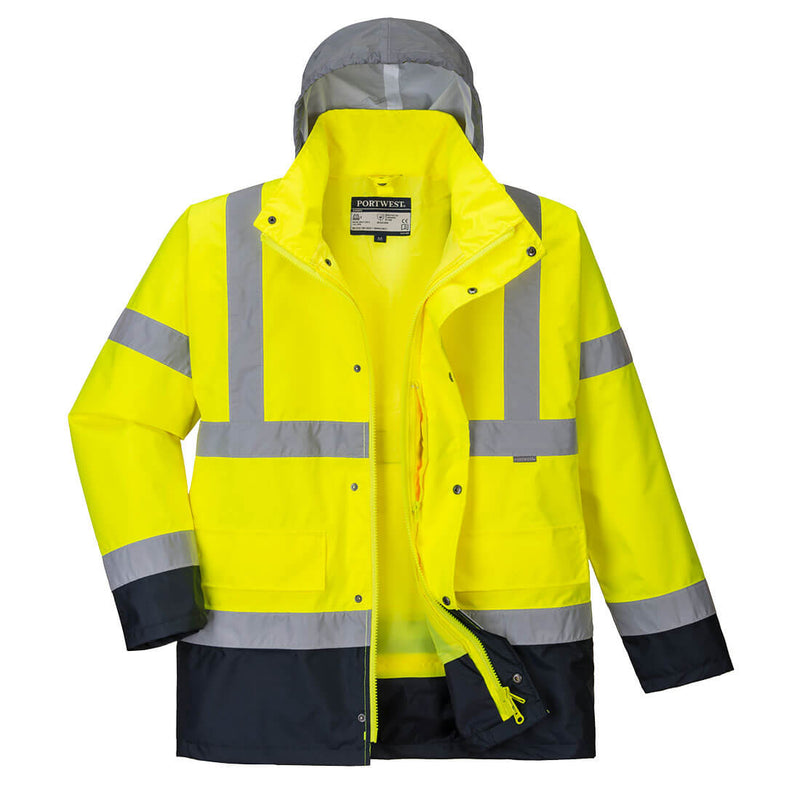 Laden Sie das Bild in Galerie -Viewer, Warnschutz 4-in-1 Kontrast Verkehrsjacke - S471