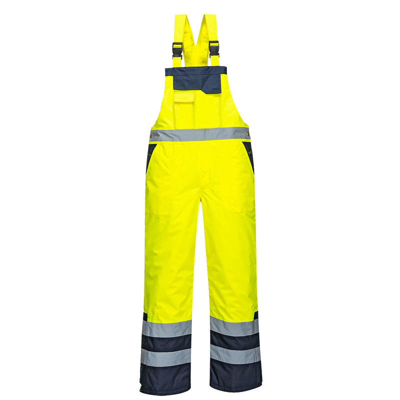 Laden Sie das Bild in Galerie -Viewer, Warnschutz Kontrast Winter Latzhose - S489