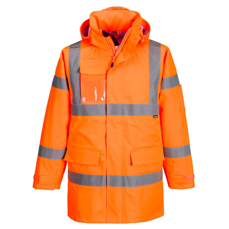 Laden Sie das Bild in Galerie -Viewer, Hi-Vis Extreme Regenparka (3L) S599