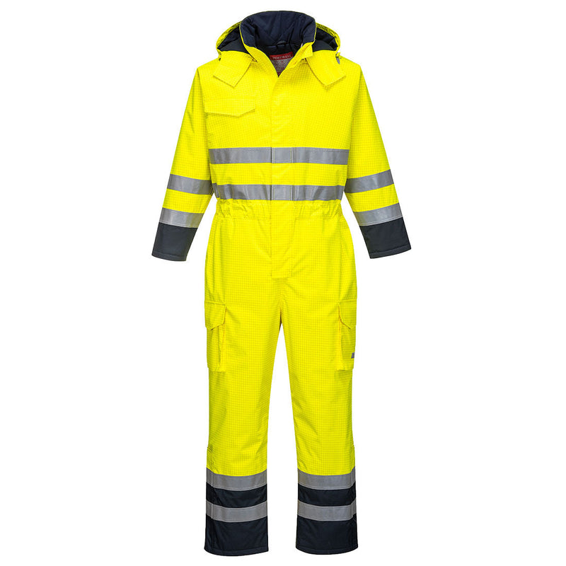 Laden Sie das Bild in Galerie -Viewer, Bizflame Rain Warnschutz Multinorm Overall - S775