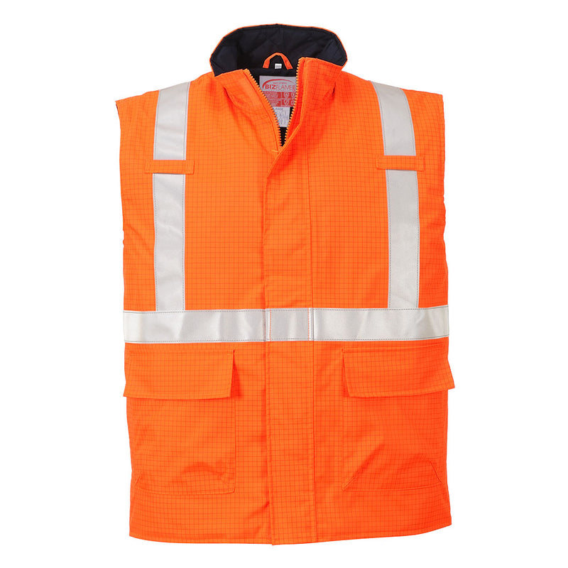 Laden Sie das Bild in Galerie -Viewer, Bizflame Rain Warnschutz Multinorm Winterweste antistatisch - S776